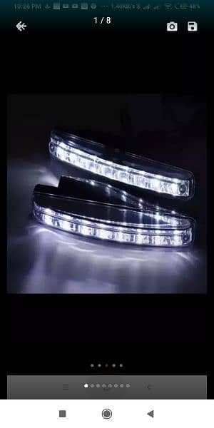 Mark X Style Front LED DRL 6 LED - Pair - Drl | Running Lights F 9