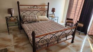 Road Iron Bed Set for sale