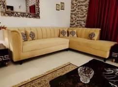 L shape Corner sofa six seater