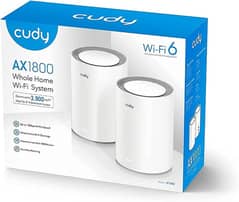 Cudy WiFi 6 Mesh WiFi AX1800 Whole Home Mesh WiFi System router