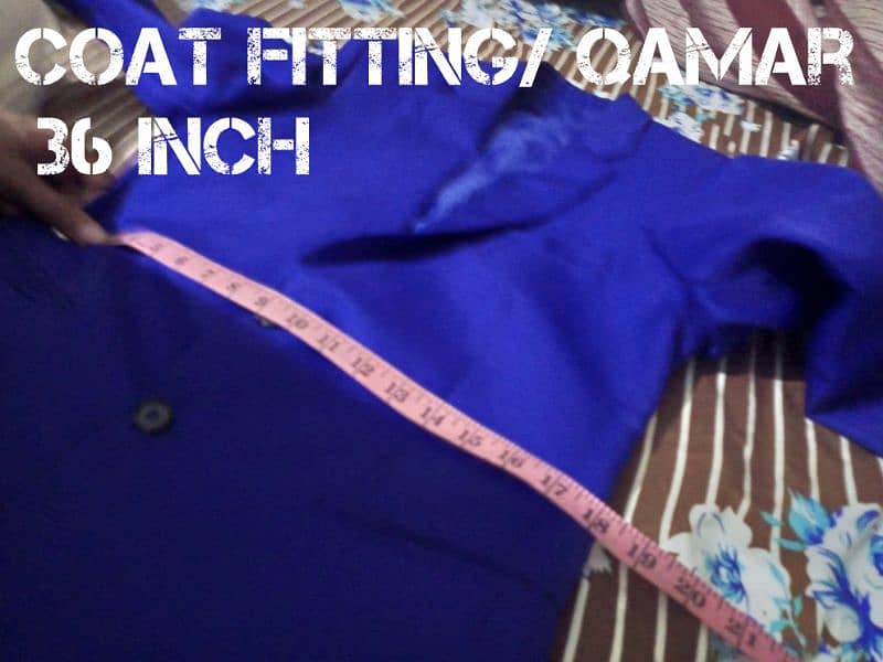 3. piece Royal blue pent coat 10