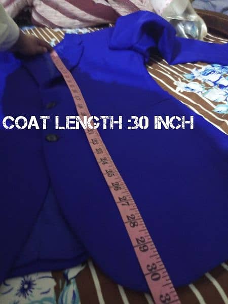 3. piece Royal blue pent coat 11