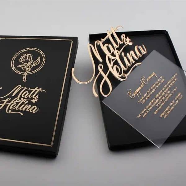 Acrylic Wedding Invitation Card | Customize Wedding Card 11