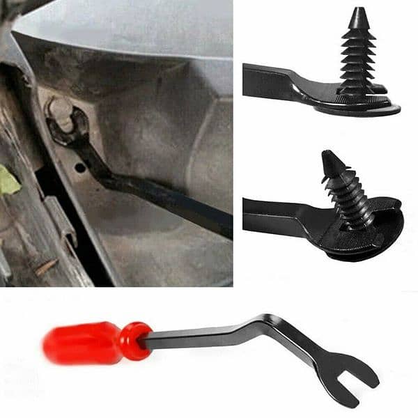 Car Door Clip Panel Trim Removal Tools Kit Auto Interior Hand D 17