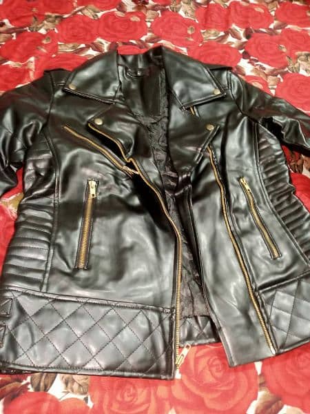 black leather jacket 0