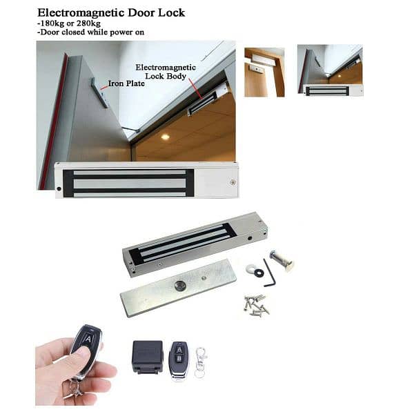 Fingerprint card code remote, mobile Electric door lock access control 0