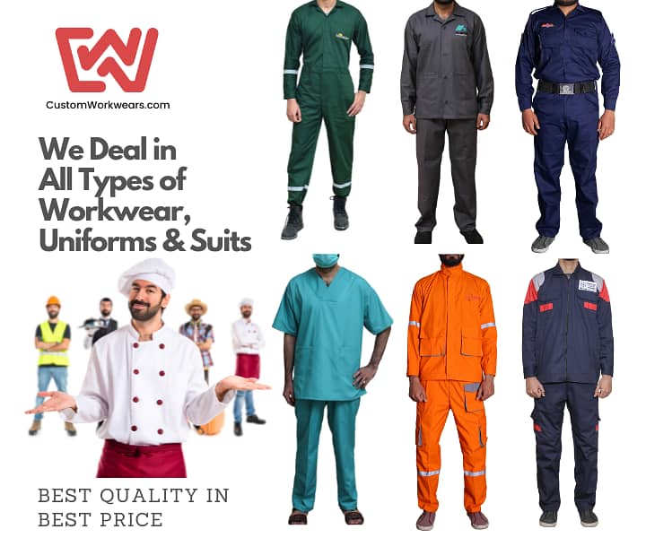 Uniform, Workwear, Security Guard suit, Coveralls Scrub, Cargo Trouser 0