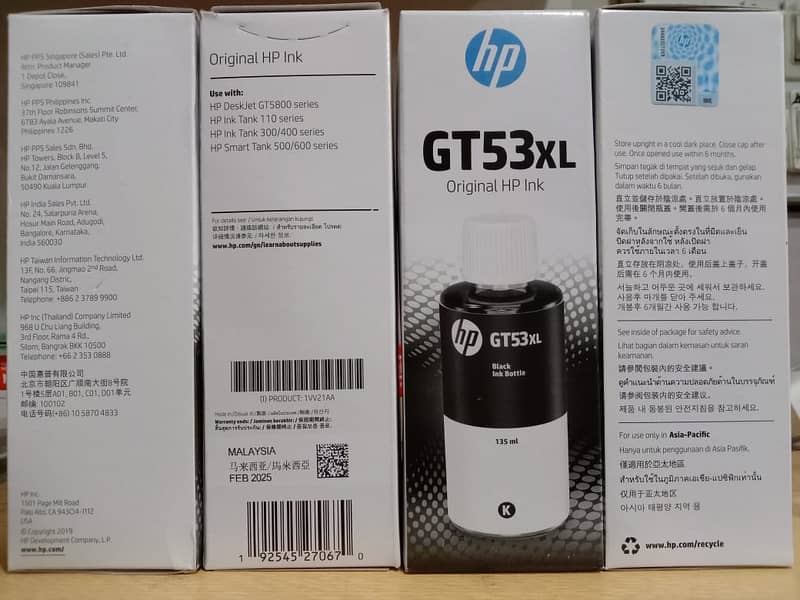 HP GT53XL 135-ml Black Original Ink Bottle 6