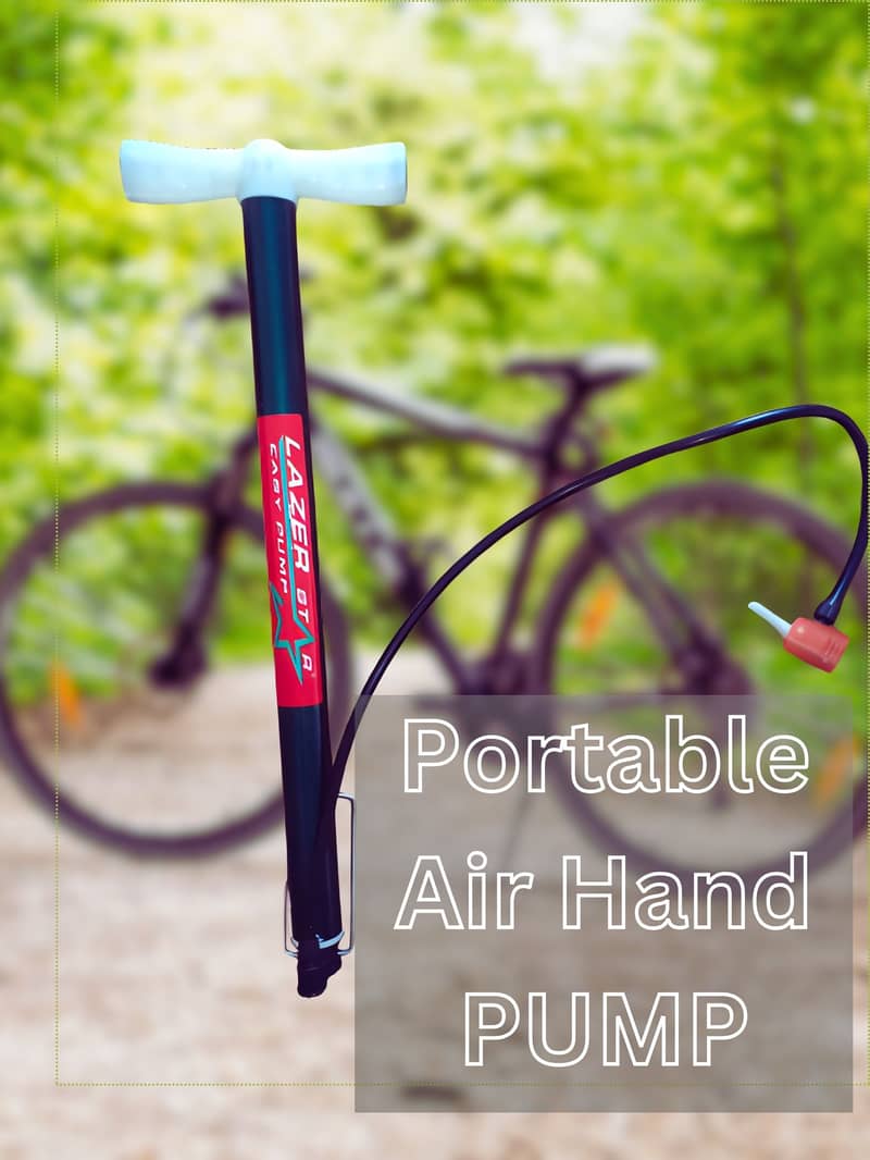 Portable Foot Air Hand Pump for Bicycle and Football Hand Ball 2