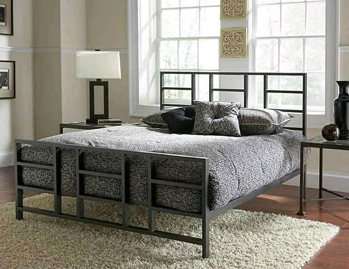 Iron bed /bed dressing side table /double bed/bed set/bed/Furniture 12