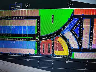 Total Station,Layout' town plan ' Topographic Survey, RTK, DGPS 6