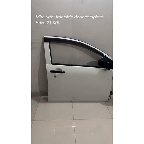 Mira, Passo, Move/Stella Doors And Side Mirror For Sell 10