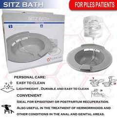 SITZ BATH TUB | piles | hemor-rhoids | fissures | fistulas