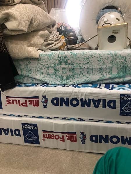 matress diamond mr. foam single 4/6.5 (2) 1