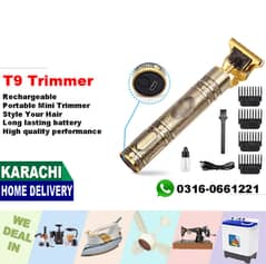 T9 Hair Trimmer | Shaving Machine For Men | Rechargeable Hair Trimmer