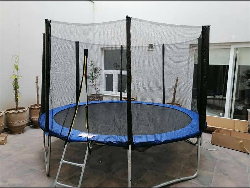 Trampoline | Jumping Pad | Round Trampoline | Kids Toy|With safety net 4