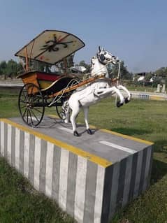 flooring/ bare wal ghora/park decorations piece/decoration horse 0