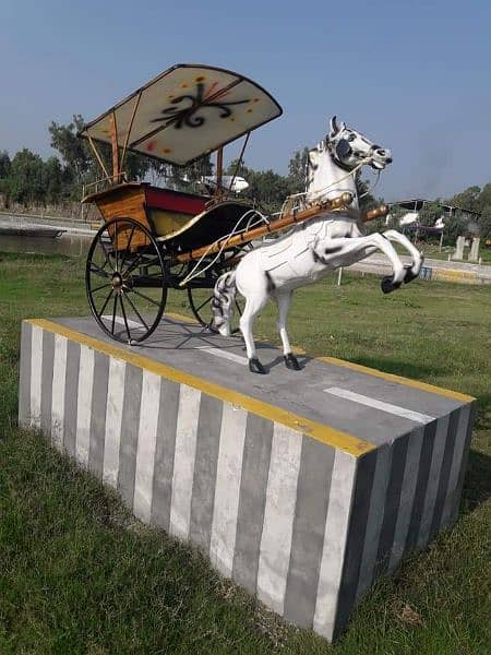 flooring/ bare wal ghora/park decorations piece/decoration horse 1