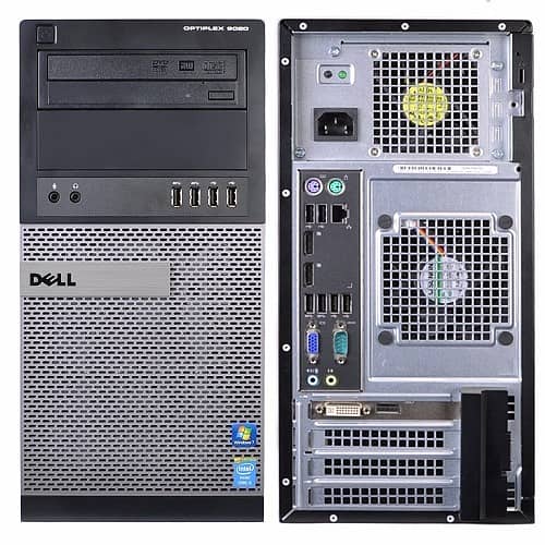 HP monitor 19" Dell 9020 Tower, i5 4Gen, 16GB Ram, 500GB HD, 320GB HD 0