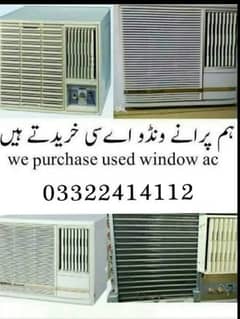 Window geneeral ac 1.5 ton and haier old ac