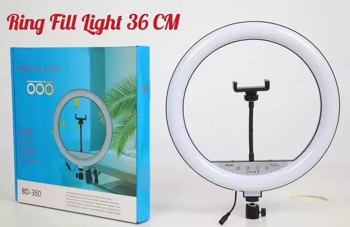 Ring light 36cm RGB with Mobile Holder & Ball Head All Color 36 cm New 10