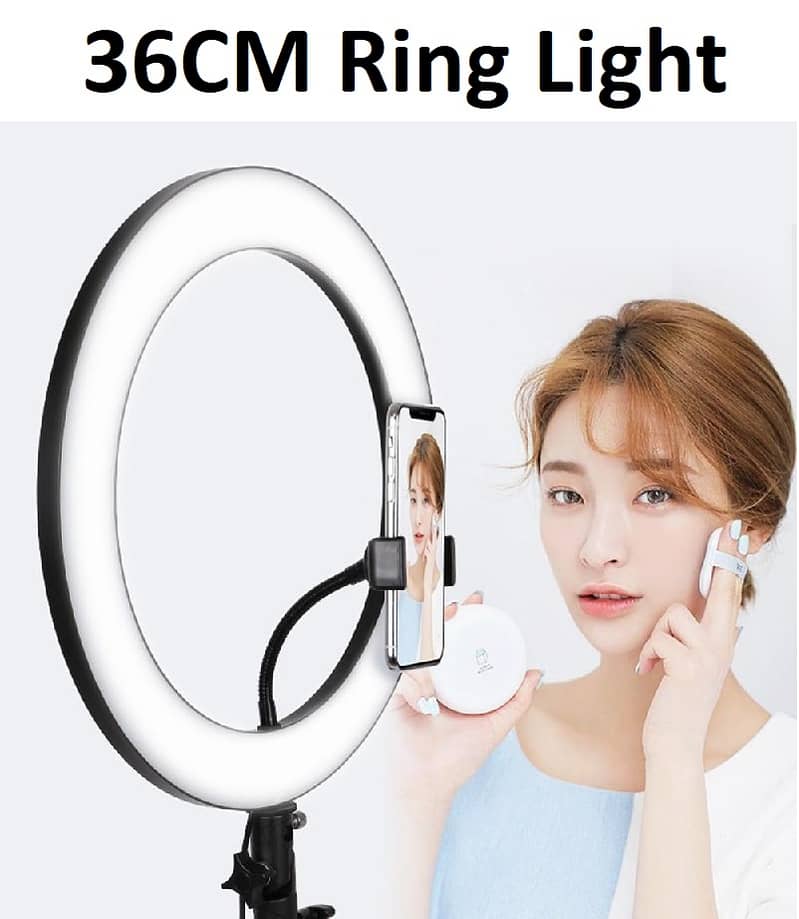 Ring light 36cm RGB with Mobile Holder & Ball Head All Color 36 cm New 5