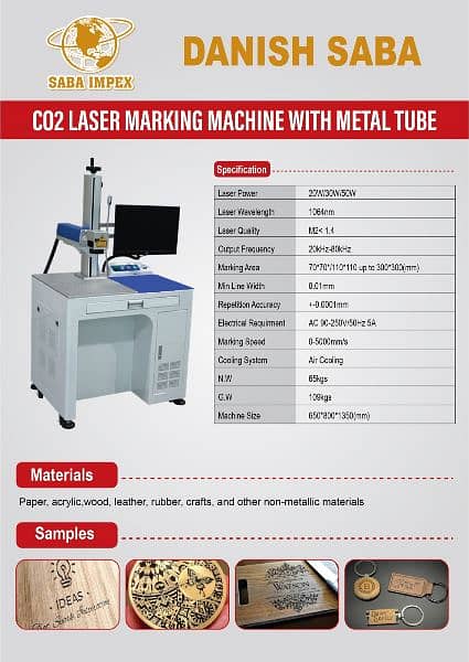 CNC Laser Fiber marking Machine 30 Watt 50 Watt 4