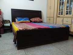 Double Bed with Mattress for sale in good condition