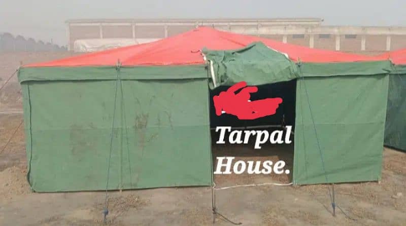 Labour Tent,Goal tent,FOJI trpal,plastic tarpal,green net 3