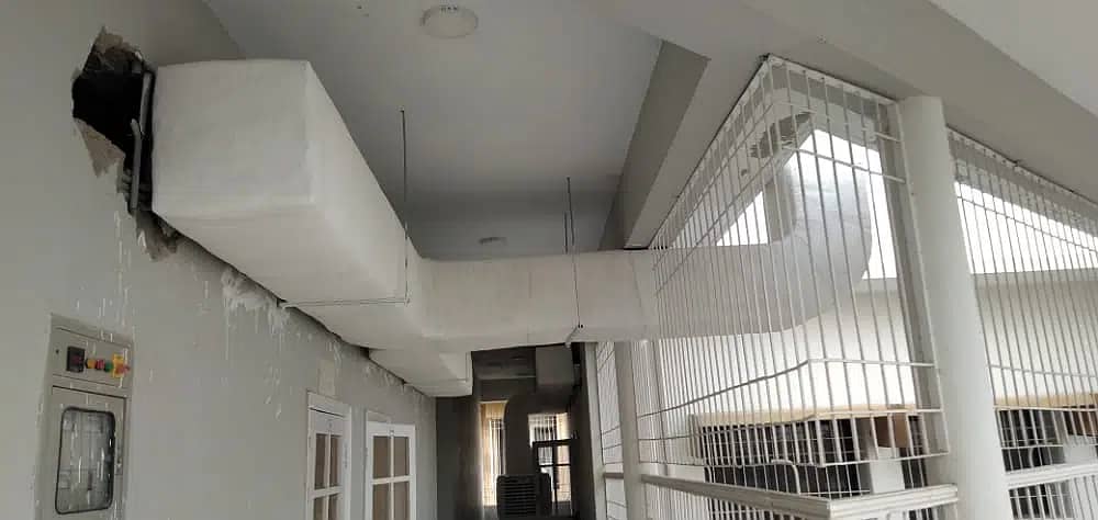 Industrial Evaporative Duct Cooler for Halls 13