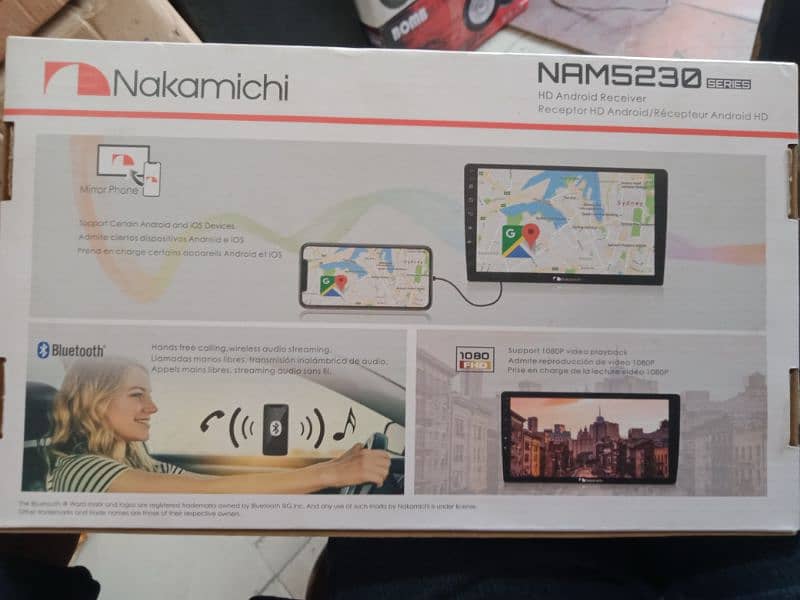 Nakamichi Android screen 9" 10" 2 GB 32 GB (Delivery All Pakistan) 3