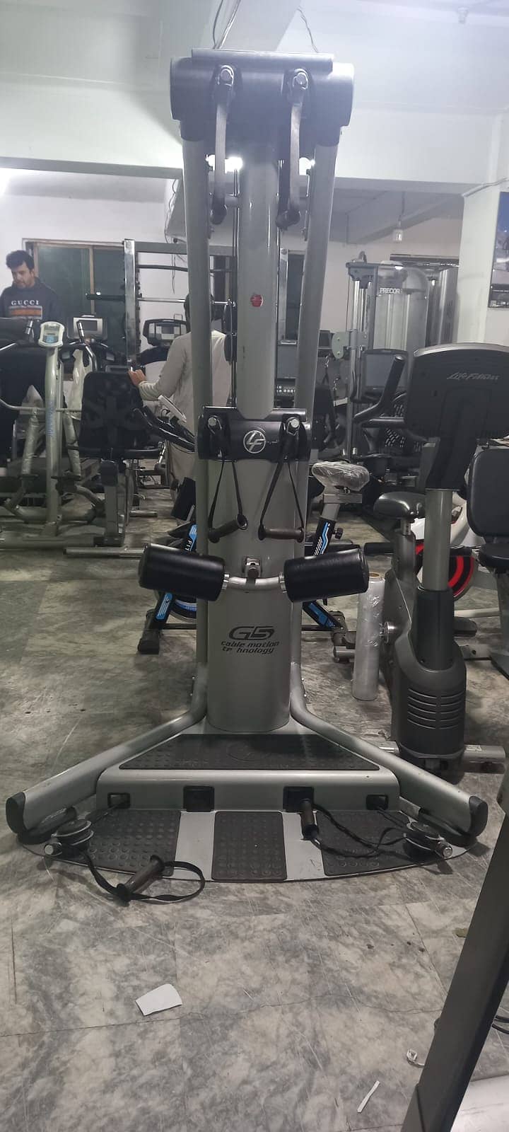 Power Rack Smith Trainer functional gym setup dumbbell treadmill plate 1
