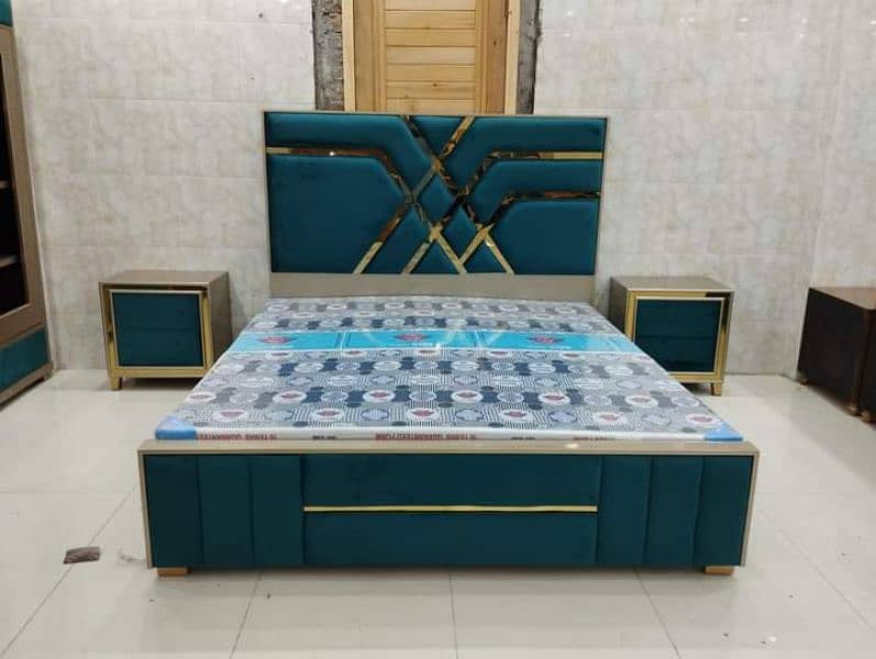 king size double bed full poshish brand new 14