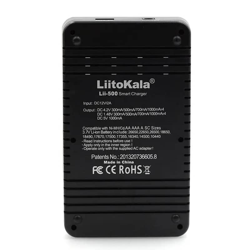 Liitokala Lii500 18650 26650 18350 AA AAA NiMH lithium Battery Charger 2