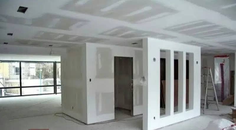 Gypsum Dry Wall Partition / Cemented Fiber partitions / False ceiling 0