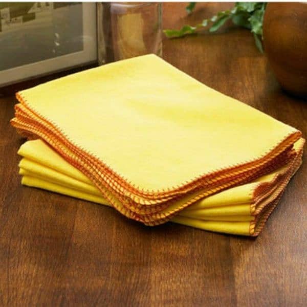 Yellow Duster and Micro Fiber cloth 1