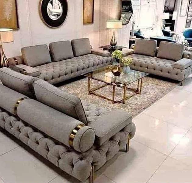 Sofa 5 setar ,Corner Sofa,5 Seater Sofa / Puffy Set - Setty 12