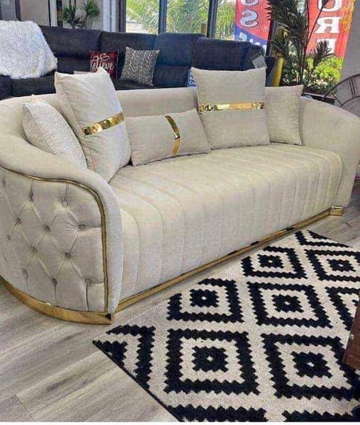 Sofa 5 setar ,Corner Sofa,5 Seater Sofa / Puffy Set - Setty 14