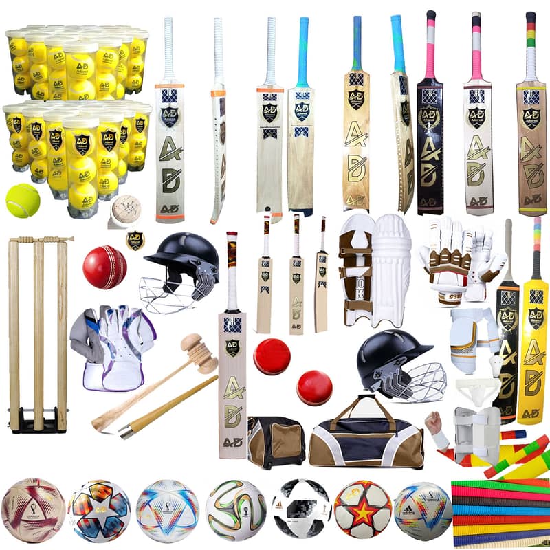 cricket bats tape ball hard bal bat football cricket kit helmet gloves 13