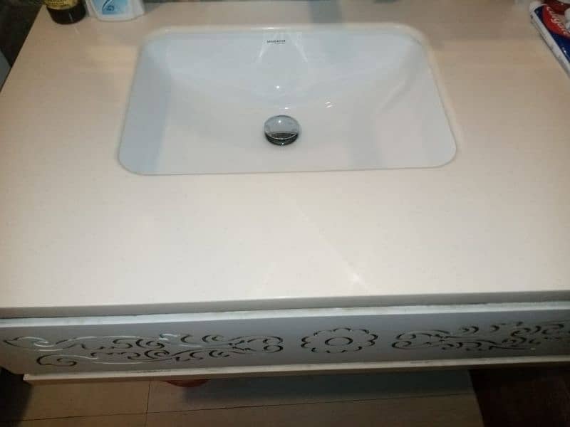 Corian countertops bathroom vanity 1