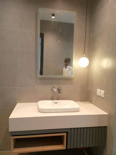 Corian countertops bathroom vanity 5