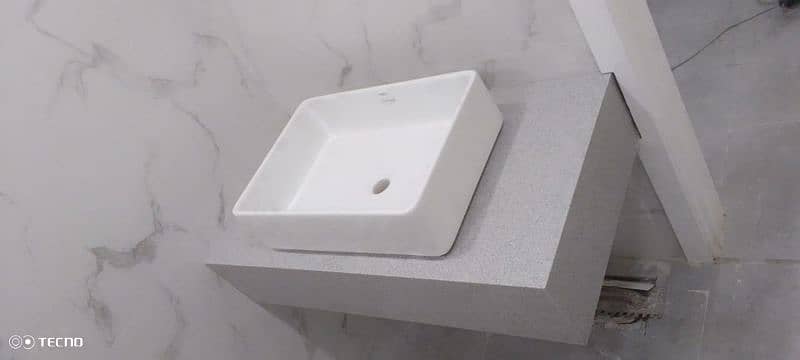 Corian countertops bathroom vanity 9