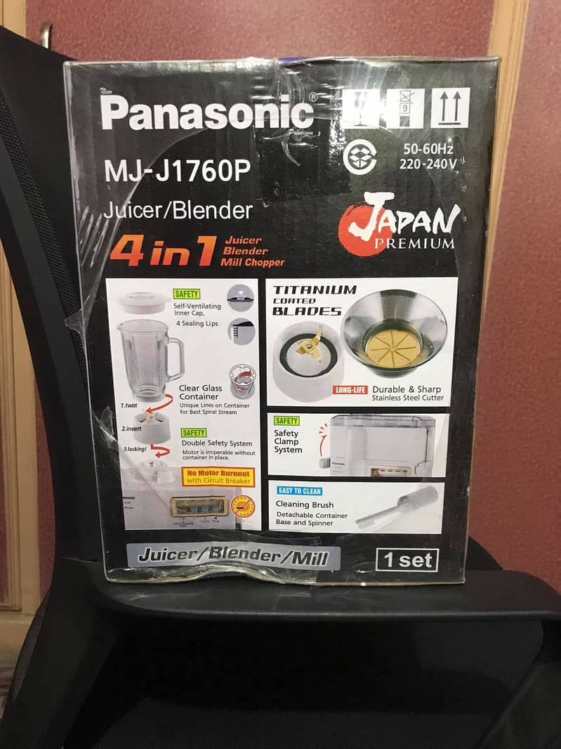 Panasonic Juicer / Blender / Chopper / (4 in 1) 4