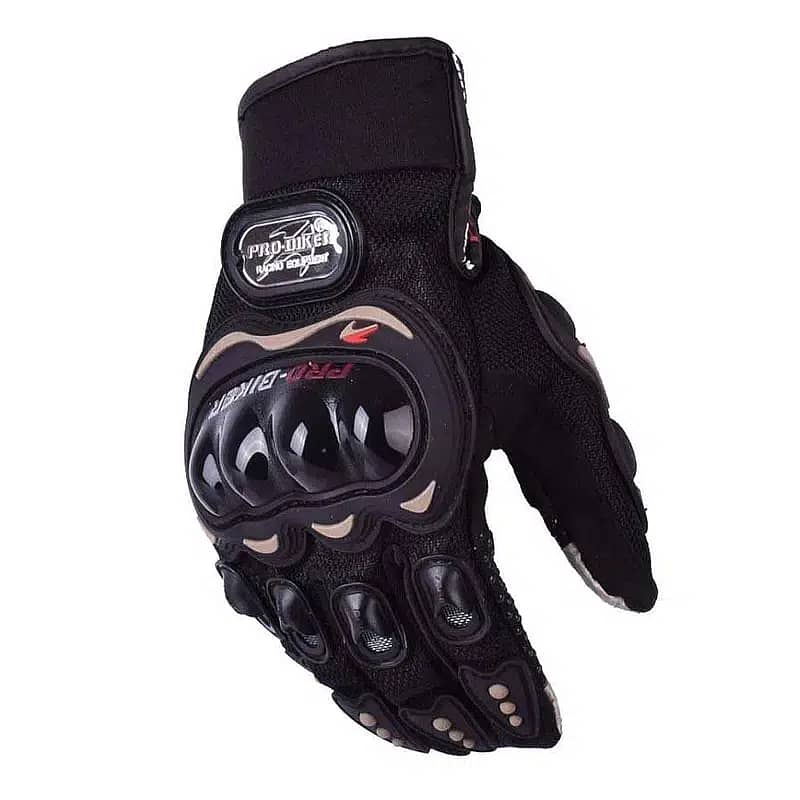 Biker Gloves - Motorcycle Riding Imported Pro Biker Gloves (Washable) 4