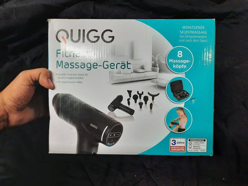 Quigg Germany Massager & Fitness Gun (battery opperated) 8