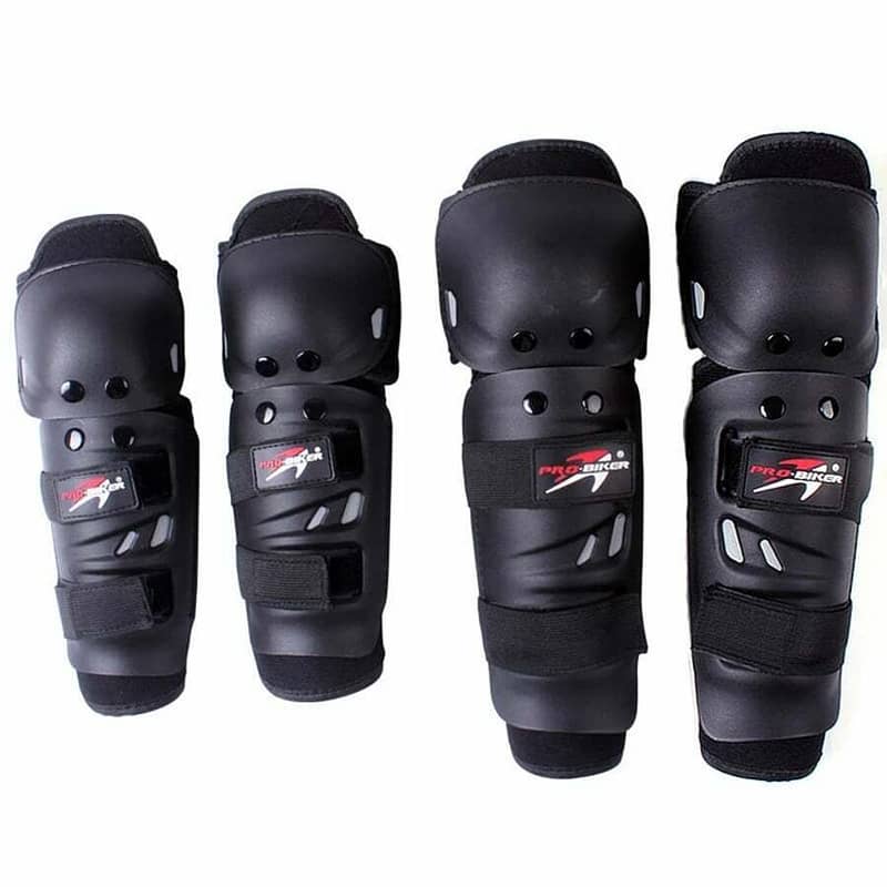 Pro Biker ELBOW & KNEE Protector Pads Gears Hands and Leg Guards HX-P0 2