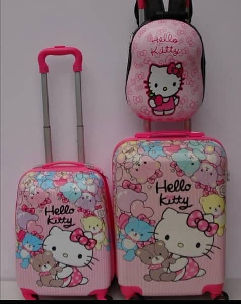 kids suitcase / kids travel bags / travel trolley  e 14