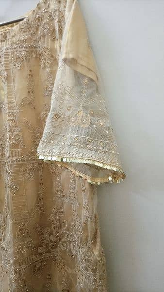 heavily embroided golden dress 11