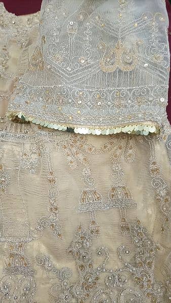 heavily embroided golden dress 13