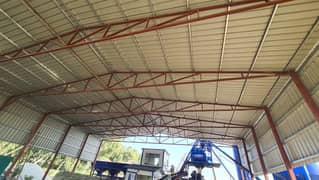 Heavy sheds warehouse and iron structure container